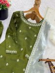 DESIGNER GMY SILK EMBROIDERY SEQUENCE WORK TOP PALAZZO WITH DUPATTA FESTIVE WEAR WHOLESALE PRICE ETHNIC GARMENT (3)