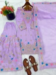 DESIGNER JMC SILK THREAD WITH SEQUENCE WITH RIVET MOTI WORK TOP SHARARA WITH DUPATTA FESTIVE WEAR WHOLESALE PRICE ETHNIC GARMENT (4)