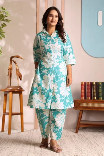 FANCY COTTON DIGITAL PRINTED CO-ORD SET RAMA