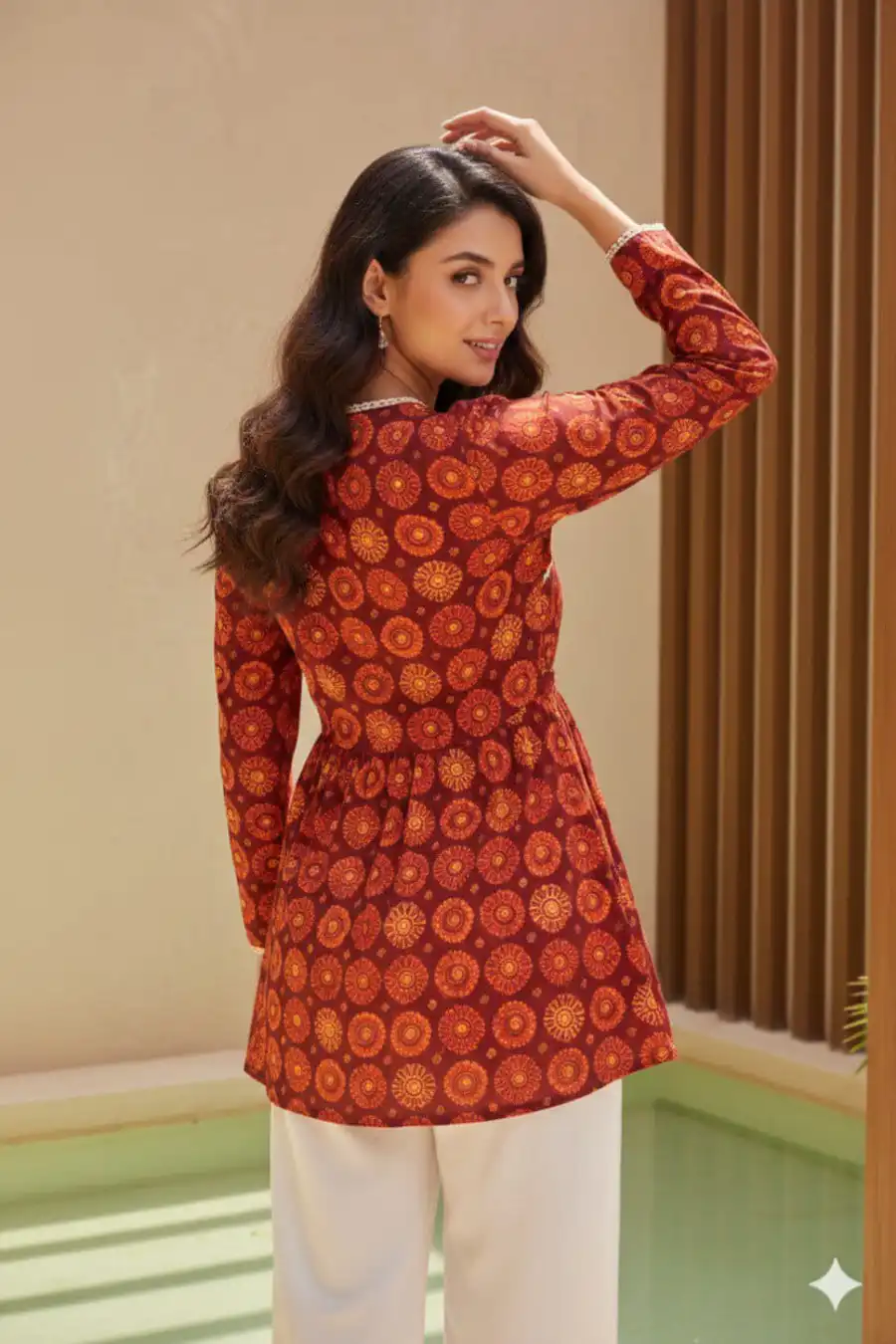 FANCY DELTA SILK DIGITAL PRINT WORK ONLY TOP FASTIVE WEAR WHOLESALE PRICE ETHNIC GARMENT (4)