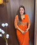 FANCY GEORGETTE EMBROIDERY CODING WORK GOWN SAREE PARTY WEAR WHOLESALE PRICE ETHNIC GARMENT (1)