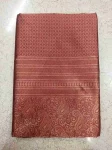 FANCY LICHI SILK JACQUARD BORDER WORK SAREE WITH UNSTITCHED BLOUSE FESTIVE WEAR WHOLESALE PRICE ETHNIC GARMENT (4)