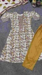 FANCY MAGIC COTTON PRINTED WORK TOP BOTTOM WITH DUPATTA OFFICE WEAR WHOLESALE PRICE ETHNIC GARMENT (2)