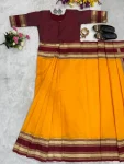 FANCY MYSORE SILK JACQUARD WORK GOWN SAREE FESTIVE WEAR WHOLESALE PRICE ETHNIC GARMENT (3)