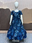 FANCY RAYON ALL-OVER PRINT KID’S DRESS FESTIVE WEAR WHOLESALE PRICE ETHNIC GARMENT (4)