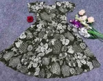 FANCY RAYON ALL-OVER PRINT KID’S DRESS FESTIVE WEAR WHOLESALE PRICE ETHNIC GARMENT (7)