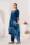 FANCY RAYON EMBROIDERY WORK TOP BOTTOM WITH DUPATTA CASUAL WEAR WHOLESALE PRICE ETHNIC GARMENT (2)