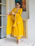 FANCY VICHITRA SILK EMBROIDERY WORK TOP BOTTOM WITH DUPATTA FESTIVE WEAR WHOLESALE PRICE ETHNIC GARMENT (9)