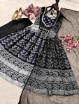 MODERN CHINON SILK DIGITAL PRINT WORK GOWN BOTTOM WITH DUPATTA FESTIVE WEAR WHOLESALE PRICE ETHNIC GARMENT (1)