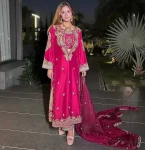 MODERN CHINON SILK THREAD & SEQUENCE EMBROIDERY WORK TOP, BLOUSE ,BOTTOM AND WITH DUPATTA PARTY WEAR WHOLESALE PRICE ETHNIC GARMENT (1)