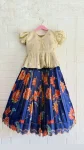 MODERN COTTON SILK EMBROIDERY SEQUENCE WORK KID’S TOP LEHENGA PARTY WEAR WHOLESALE PRICE ETHNIC GARMENT (1)