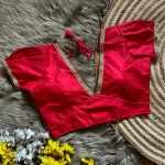 MODERN DOLA SILK LACE WORK STITCHED BLOUSE RANI