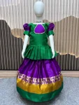 MODERN MONO SILK ZARI WEAVING JACQUARD WORK KID’S TOP LEHENGA FESTIVE WEAR WHOLESALE PRICE ETHNIC GARMENT (8)