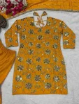 MODERN NATURAL CREPE SEQUENCE EMBROIDERY WORK TOP SHARARA WITH DUPATTA FESTIVE WEAR WHOLESALE PRICE ETHNIC GARMENT (1)
