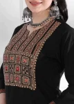 MODERN RAYON PRINTED WORK TOP BOTTOM WITH DUPATTA OFFICE WEAR WHOLESALE PRICE ETHNIC GARMENT (5)