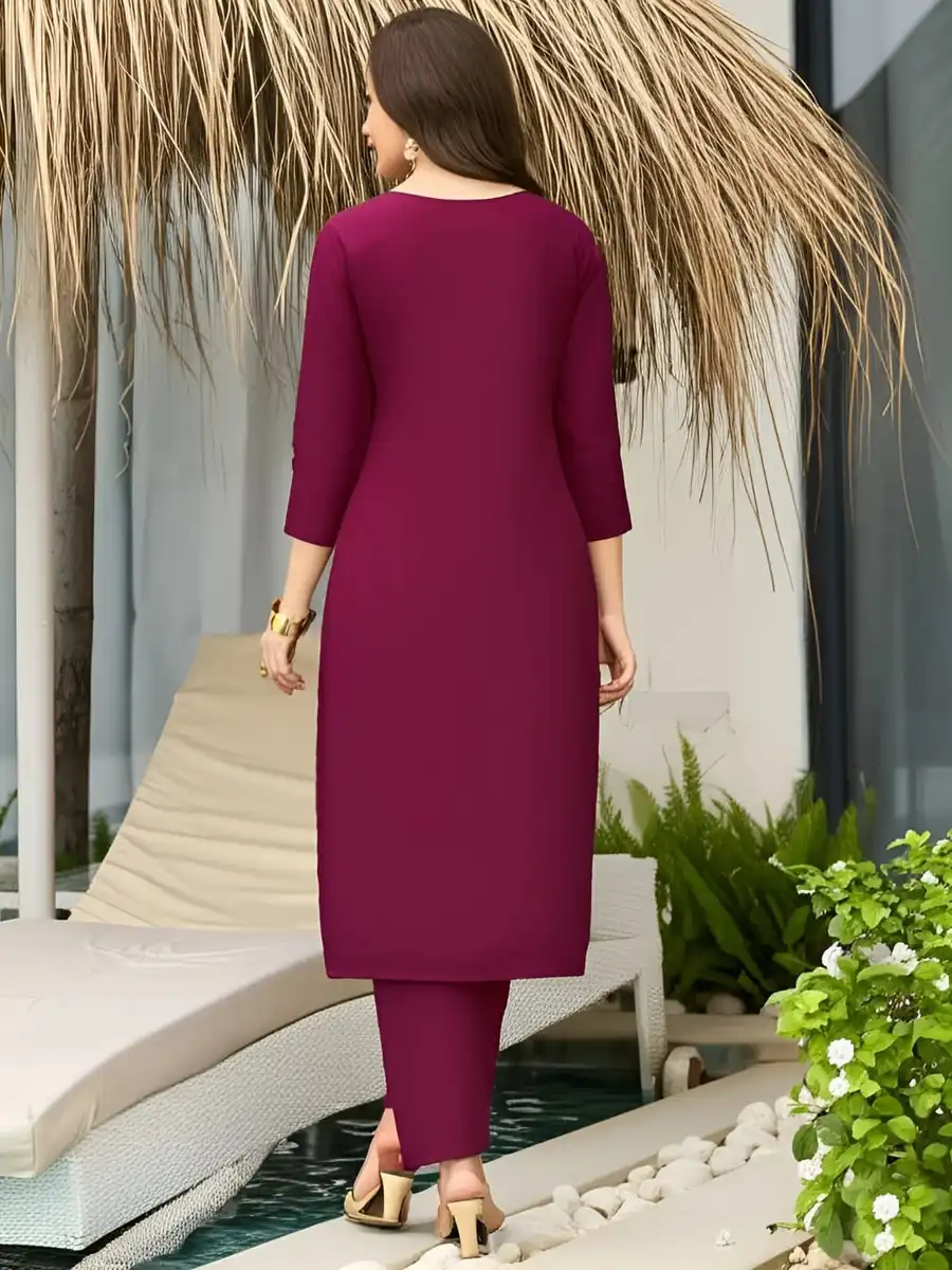 MODERN RAYON SEQUENCE CODING EMBROIDERY WORK TOP BOTTOM WITH DUPATTA FESTIVE WEAR WHOLESALE PRICE ETHNIC GARMENT (3)