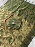 MODERN SOFT SILK NYLON ZARI WAVING WITH MEENA KARI BORDER , 3D PALLU WORK SAREE WITH UNSTITCHED BLOUSE FESTIVE WEAR WHOLESALE PRICE ETHNIC GARMENT (6).jpg.webp
