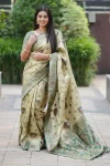 MODERN SOFT SILK NYLON ZARI WAVING WITH MEENA KARI BORDER , 3D PALLU WORK SAREE WITH UNSTITCHED BLOUSE FESTIVE WEAR WHOLESALE PRICE ETHNIC GARMENT (6).jpg.webp