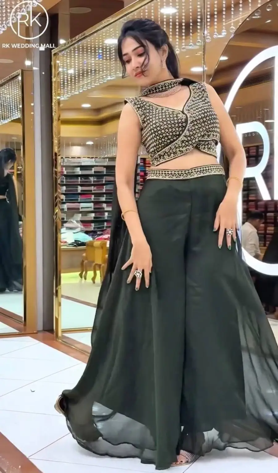 MODERN TABBY SILK EMBROIDERY SEQUENCE THREAD WORK BLOUSE PALAZZO WITH DUPATTA PARTY WEAR WHOLESALE PRICE ETHNIC GARMENT (2)