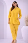 NEW ARRIVAL COTTON BLEND PLAIN CO-ORD SET DAILY WEAR WHOLESALE PRICE ETHNIC GARMENT (2)