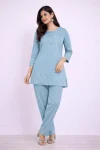 NEW ARRIVAL COTTON BLEND PLAIN CO-ORD SET DAILY WEAR WHOLESALE PRICE ETHNIC GARMENT (7)