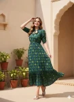 NEW ARRIVAL DELTA SILK PRINTED WORK KURTI DAILY WEAR WHOLESALE PRICE ETHNIC GARMENT (2)