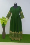 NEW ARRIVAL GEORGETTE MULTI SEQUENCE WORK GOWN WITH DUPATTA FESTIVE WEAR WHOLESALE PRICE ETHNIC GARMENT (7)