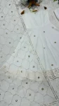 NEW ARRIVAL GEORGETTE RIBBON EMBROIDERY WORK WITH HAND WORK ANARKALI BOTTOM WOTH DUPATTA FESTIVE WEAR WHOLESALE PRICE ETHNIC GARMENT (3)