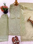 NEW ARRIVAL GMY SILK EMBROIDERY SEQUENCE WORK TOP PALAZZO WITH DUPATTA FESTIVE WEAR WHOLESALE PRICE ETHNIC GARMENT (3)