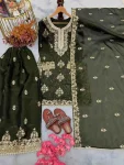 NEW ARRIVAL GMY SILK EMBROIDERY SEQUENCE WORK WITH JARKHAN DIAMOND WORK TOP PALAZZO WITH DUPATTA FESTIVE WEAR WHOLESALE PRICE ETHNIC GARMENT (2)