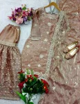 NEW ARRIVAL JC SILK EMBROIDERY 5 MM SEQUENCE WORK TOP SHARARA WITH DUPATTA FESTIVE WEAR WHOLESALE PRICE ETHNIC GARMENT (4)