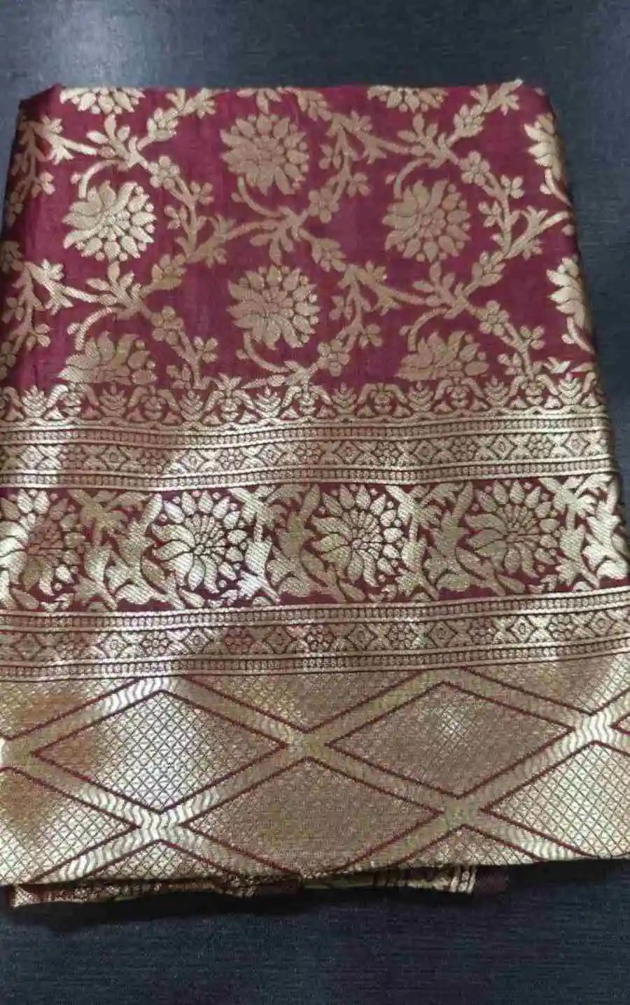 NEW ARRIVAL LICHI SILK BANARASI WEAVING WORK SAREE WITH UNSTITCHED BLOUSE WEDDING WEAR WHOLESALE PRICE ETHNIC GARMENT (1)