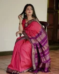 NEW ARRIVAL LICHI SILK RICH PALLU & JACQUARD WORK SAREE WITH UNSTITCHED BLOUSE FESTIVE WEAR WHOLESAEL PRICE ETHNIC GARMENT (4)