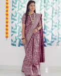 NEW ARRIVAL LICHI SILK RICH PALLU & JACQUARD WORK SAREE WITH UNSTITCHED BLOUSE FESTIVE WEAR WHOLESAEL PRICE ETHNIC GARMENT (6)