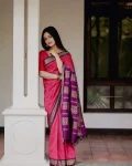 NEW ARRIVAL LICHI SILK RICH PALLU & JACQUARD WORK SAREE WITH UNSTITCHED BLOUSE FESTIVE WEAR WHOLESAEL PRICE ETHNIC GARMENT (4)