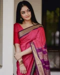 NEW ARRIVAL LICHI SILK RICH PALLU & JACQUARD WORK SAREE WITH UNSTITCHED BLOUSE FESTIVE WEAR WHOLESAEL PRICE ETHNIC GARMENT (4)