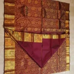 NEW ARRIVAL LICHI SILK RICH PALLU & JACQUARD WORK SAREE WITH UNSTITCHED BLOUSE MAROON