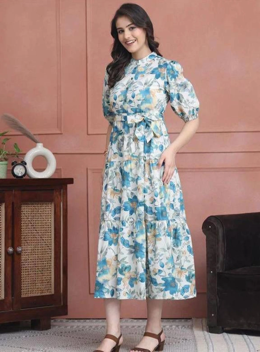 NEW ARRIVAL POLY RAYON DIGITAL PRINT WORK ONE PIECE DAILY WEAR WHOLESALE PRICE ETHNIC GARMENT (2)