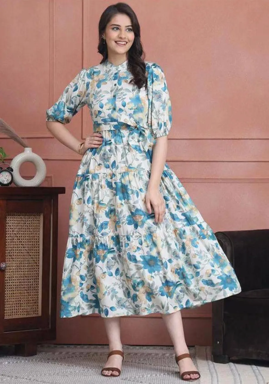 NEW ARRIVAL POLY RAYON DIGITAL PRINT WORK ONE PIECE DAILY WEAR WHOLESALE PRICE ETHNIC GARMENT (3)