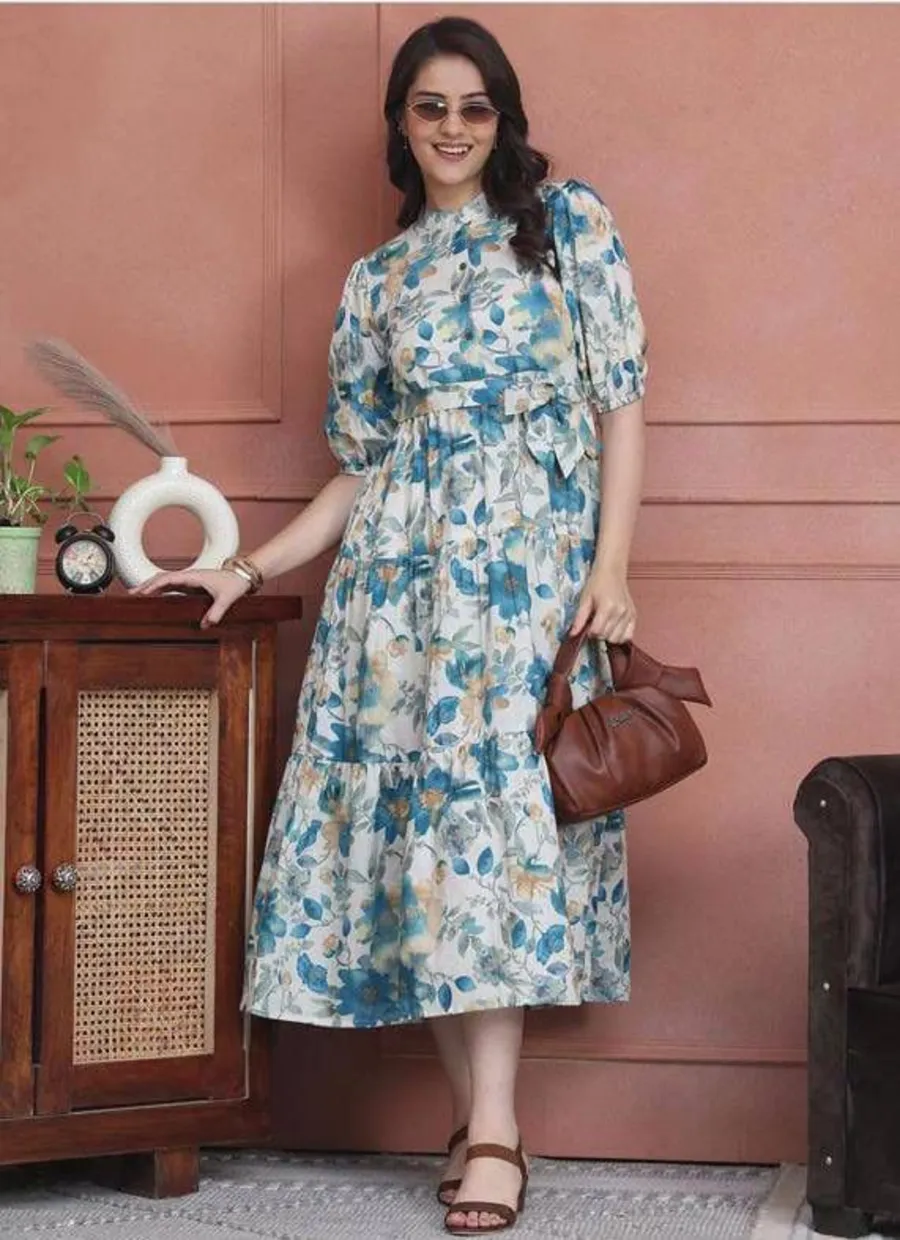 NEW ARRIVAL POLY RAYON DIGITAL PRINT WORK ONE PIECE DAILY WEAR WHOLESALE PRICE ETHNIC GARMENT (7)