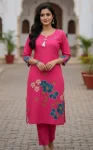 NEW ARRIVAL POLY RAYON PRINT WORK ONLY KURTI DAILY WEAR WHOLESALE PRICE ETHNIC GARMENT (5)