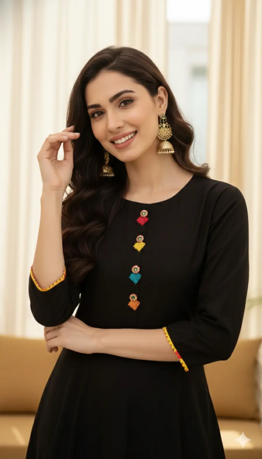 NEW ARRIVAL RAYON PLAIN KURTI DAILY WEAR WHOLESALE PRICE ETHNIC GARMENT (1)