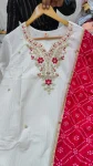 RICH LOOK BSY VISCOSE EMBROIDERY WORK TOP BOTTOM WITH DUPATTA FESTIVE WEAR WHOLESALE PRICE ETHNIC GARMENT (3)