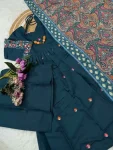 RICH LOOK CHANDERI SEQUENCE EMBROIDERY WORK TOP PALAZZO WITH DUPATTA FESTIVE WEAR WHOLESALE PRICE ETHNIC GARMENT (4)