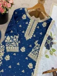 RICH LOOK FENDY SILK EMBROIDERY SEQUENCE WORK WITH RIVET MOTI WORK TOP PALAZZO WITH DUPATTA FESTIVE WEAR WHOLESALE PRICE ETHNIC GARMENT (15)