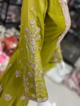 RICH LOOK GEORGETTE EMBROIDERY WORK ANARAKALI BOTTOM WITH DUPATTA FESTIVE WEAR WHOLESALE PRICE ETHNIC GARMENT (7)