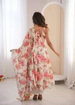 RICH LOOK MUSLIN FLORAL PRINT WORK GOWN BOTTOM WITH DUPATTA PARTY WEAR WHOLESALE PRICE ETHNIC GARMENT (4)