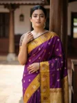 RICH LOOK SOFT SILK ZARI WORK COPPER & SILVER FANCY BUTTI WITH SATIN BORDER WORK SAREE WITH UNSTITCHED BLOUSE FESTIVE WEAR WHOLESALE PRICE ETHNIC GARMENT (11).jpg.webp