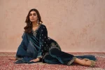 RICH LOOK VELVET CODING SEQUENCE EMBROIDERY WORK TOP PALAZZO WITH DUPATTA FESTIVE WEAR WHOLESALE PRICE ETHNIC GARMENT (3)