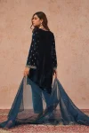 RICH LOOK VELVET CODING SEQUENCE EMBROIDERY WORK TOP PALAZZO WITH DUPATTA FESTIVE WEAR WHOLESALE PRICE ETHNIC GARMENT (3)